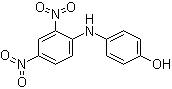 structure of CAS# 119-15-3, 4-(2,4-二硝基苯胺基)苯酚