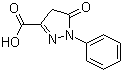 CAS # 119-18-6, 5-Oxo-1-phenyl-2-pyrazolin-3-carboxylic acid, 1-Phenylimidazol-5(4H)-one-3-carboxylic acid