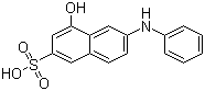 structure of CAS# 119-19-7, 7-Anilino-1-naphthol-3-sulfonic acid