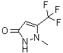 structure of CAS# 119022-51-4, 1,2-二氢-1-甲基-5-(三氟甲基)-3H-吡唑-3-酮