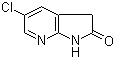 structure of CAS# 1190314-60-3, 5-氯-1,3-二氢-2H-吡咯并[2,3-b]吡啶-2-酮