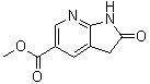 CAS # 1190317-75-9, 2,3-Dihydro-2-oxo-1H-pyrrolo[2,3-b]pyridine-5-carboxylic acid methyl ester