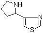 structure of CAS# 1190702-11-4, 4-(吡咯烷-2-基)噻唑