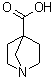 structure of CAS# 119103-15-0, 1-氮杂双环[2.2.1]庚烷-4-羧酸