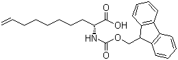 structure of CAS# 1191429-20-5, (R)-N-芴甲氧羰基-2-(7'-辛烯基)甘氨酸