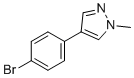 CAS # 1191616-45-1, 4-(4-Bromophenyl)-1-methyl-1h-pyrazole