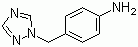 structure of CAS# 119192-10-8, 4-(1H-1,2,4-三氮唑-1-基甲基)苯胺