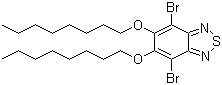 structure of CAS# 1192352-08-1, 4,7-二溴-5,6-双(辛氧基)-2,1,3-苯并噻二唑