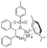 structure of CAS# 1192483-25-2, [[(1S,2S)-2-氨基-1,2-二苯基乙基](4-甲基磺酰基)亚氨基](对伞花烃)