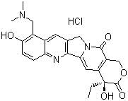 structure of CAS# 119413-54-6, Topotecan hydrochloride
