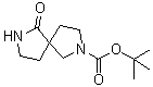 structure of CAS# 1194376-44-7, 6-氧代-2,7-二氮杂螺[4.4]壬烷-2-羧酸叔丁酯
