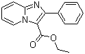 structure of CAS# 119448-82-7, 2-Phenylimidazo[1,2-a]pyridine-3-carboxylic acid ethyl ester