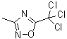 structure of CAS# 1195-25-1, 3-甲基-5-(三氯甲基)-1,2,4-恶二唑
