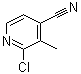 structure of CAS# 1195189-83-3, 2-氯-3-甲基-4-吡啶甲腈