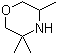 structure of CAS# 1195593-67-9, 3,3,5-Trimethylmorpholine