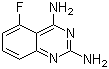 structure of CAS# 119584-70-2, 2,4-二氨基-5-氟喹唑啉
