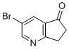 structure of CAS# 1196154-87-6, 3-溴-6,7-二氢-5H-环戊二烯并[B]吡啶-5-酮