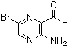 structure of CAS# 1196156-63-4, 3-氨基-6-溴-2-吡嗪甲醛