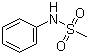 structure of CAS# 1197-22-4, N-苯基甲磺酰胺