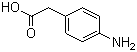structure of CAS# 1197-55-3, 4-Aminophenylacetic acid