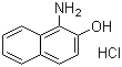 structure of CAS# 1198-27-2, 1-氨基-2-萘酚盐酸盐