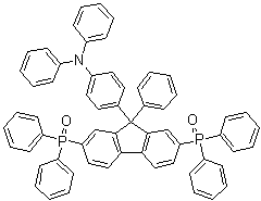 CAS # 1198361-98-6, 4-[2,7-Bis(diphenylphosphinyl)-9-phenyl-9H-fluoren-9-yl]-N,N-diphenylbenzenamine