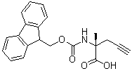 structure of CAS# 1198791-65-9, (2R)-2-[[芴甲氧羰基]氨基]-2-甲基-4-戊炔酸