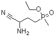 CAS # 1199573-97-1, P-(3-Amino-3-cyanopropyl)-P-methylphosphinic acid ethyl ester