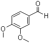 CAS # 120-14-9, Veratraldehyde, Methylvanillin, Protocatechualdehyde dimethyl ether, Protocatechuic aldehyde dimethyl ether, Vanillin methyl ether, Veratric aldehyde, Veratrum aldehyde, Veratryl aldehyde, 3,4-Dimethoxy-benzaldehyde