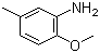 CAS 登录号：120-71-8, 2-甲氧基-5-甲基苯胺, 5-甲基邻茴香胺, 3-氨基对甲苯甲醚