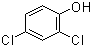 structure of CAS# 120-83-2, 2,4-Dichlorophenol