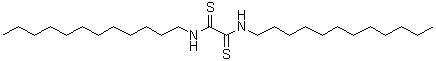 CAS # 120-88-7, N,N'-Bis(dodecyl)dithiooxamide, N,N'-Didodecylethanedithioamide, NSC 44699