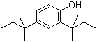 structure of CAS# 120-95-6, 2,4-Di-tert-pentylphenol
