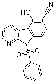 CAS 登录号：1200130-70-6, 5-羟基-9-(苯磺酰基)-9H-吡咯并[2,3-b:5,4-c']二吡啶-6-甲腈