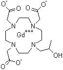 structure of CAS# 120066-54-8, 钆特醇