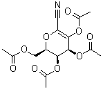 CAS # 120085-67-8, 2,6-Anhydro-D-lyxo-hept-2-enononitrile 3,4,5,7-tetraacetate