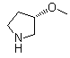 structure of CAS# 120099-60-7, (3R)-3-甲氧基吡咯烷