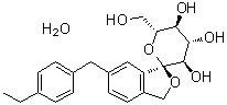 structure of CAS# 1201913-82-7, 托格列净一水合物(1:1)