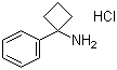 structure of CAS# 120218-45-3, 1-苯基环丁基胺盐酸盐
