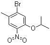 structure of CAS# 1202858-68-1, 1-溴-5-异丙氧基-2-甲基-4-硝基苯
