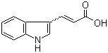 structure of CAS# 1204-06-4, 吲哚-3-丙烯酸