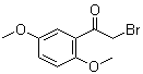 structure of CAS# 1204-21-3, 2-溴-2',5'-二甲氧基苯乙酮