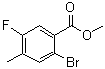 structure of CAS# 1204304-98-2, 2-溴-5-氟-4-甲基苯甲酸甲酯