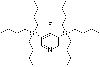 CAS # 1204580-75-5, 4-Fluoro-3,5-bis(tributylstannyl)pyridine