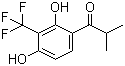 structure of CAS# 1204737-93-8, 1-[2,4-二羟基-3-(三氟甲基)苯基]-2-甲基-1-丙酮