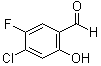 structure of CAS# 1205551-36-5, 4-氯-5-氟-2-羟基苯甲醛