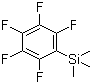 structure of CAS# 1206-46-8, Trimethyl(pentafluorophenyl)silane