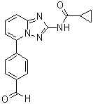 CAS # 1206163-55-4, N-[5-(4-Formylphenyl)[1,2,4]triazolo[1,5-a]pyridin-2-yl]cyclopropanecarboxamide