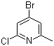 structure of CAS# 1206250-53-4, 4-Bromo-2-chloro-6-methylpyridine