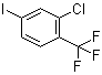 structure of CAS# 1206599-46-3, 2-氯-4-碘-1-三氟甲基苯